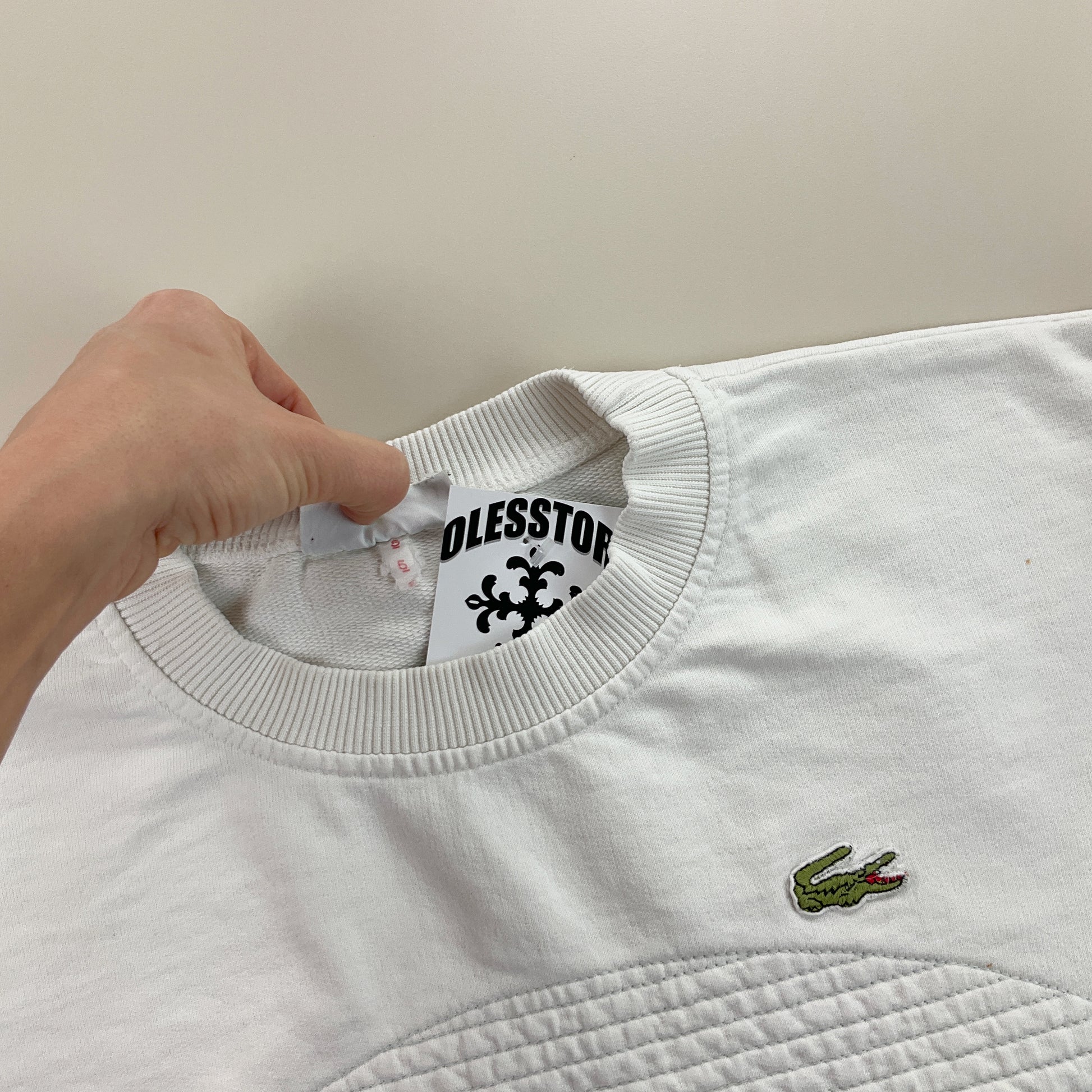 Lacoste Tennis Sweatshirt - Large-LACOSTE-olesstore-vintage-secondhand-shop-austria-österreich