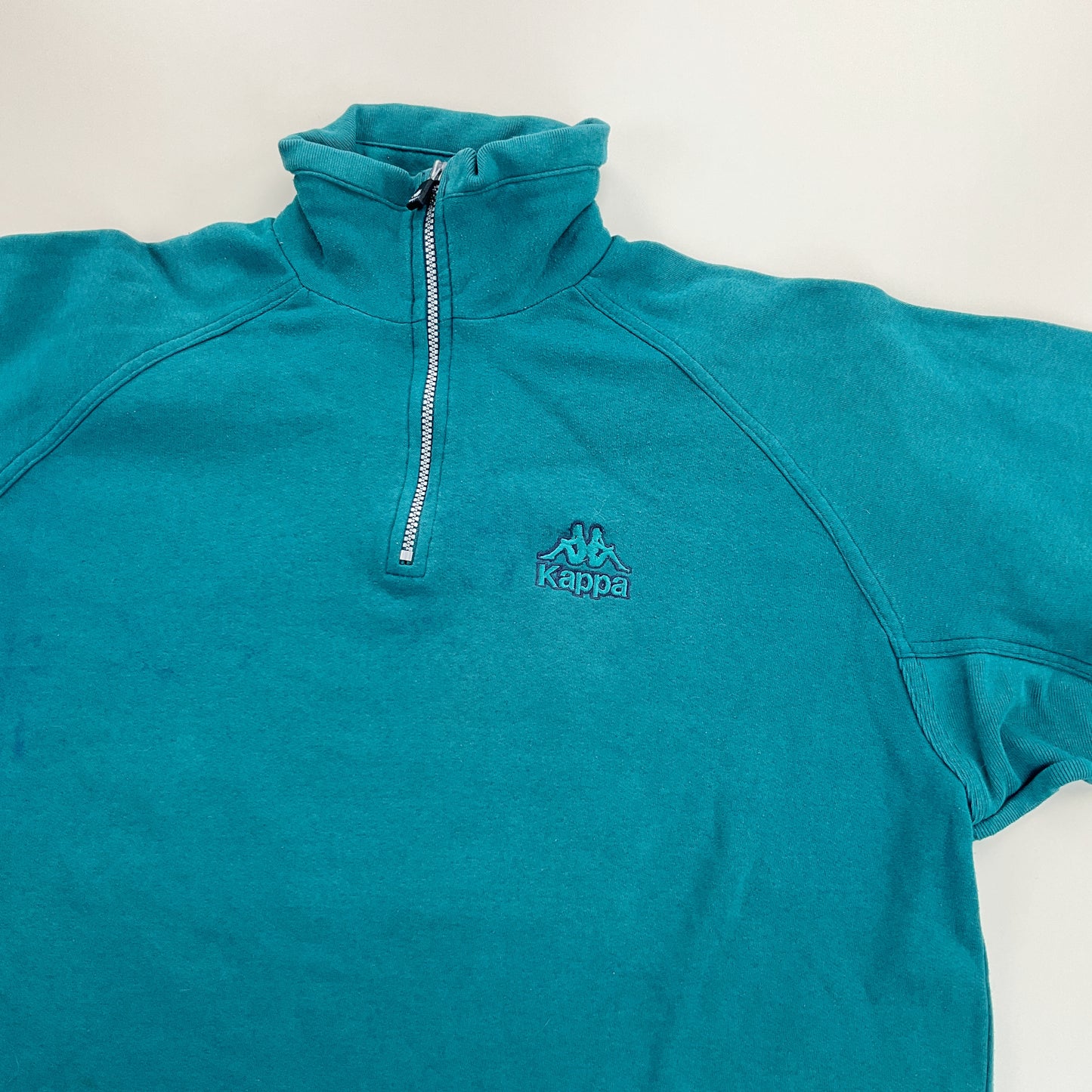 Kappa 1/4 Zip Sweatshirt - Large-KAPPA-olesstore-vintage-secondhand-shop-austria-österreich