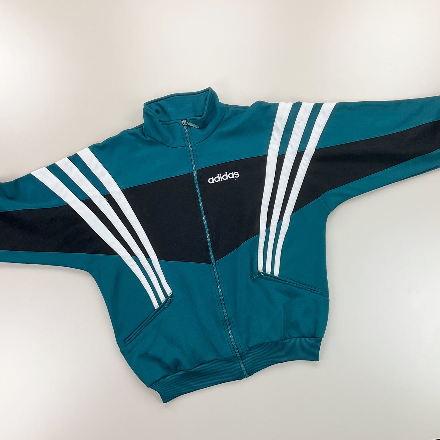 Adidas Track Jacket - Medium-ADIDAS-olesstore-vintage-secondhand-shop-austria-österreich