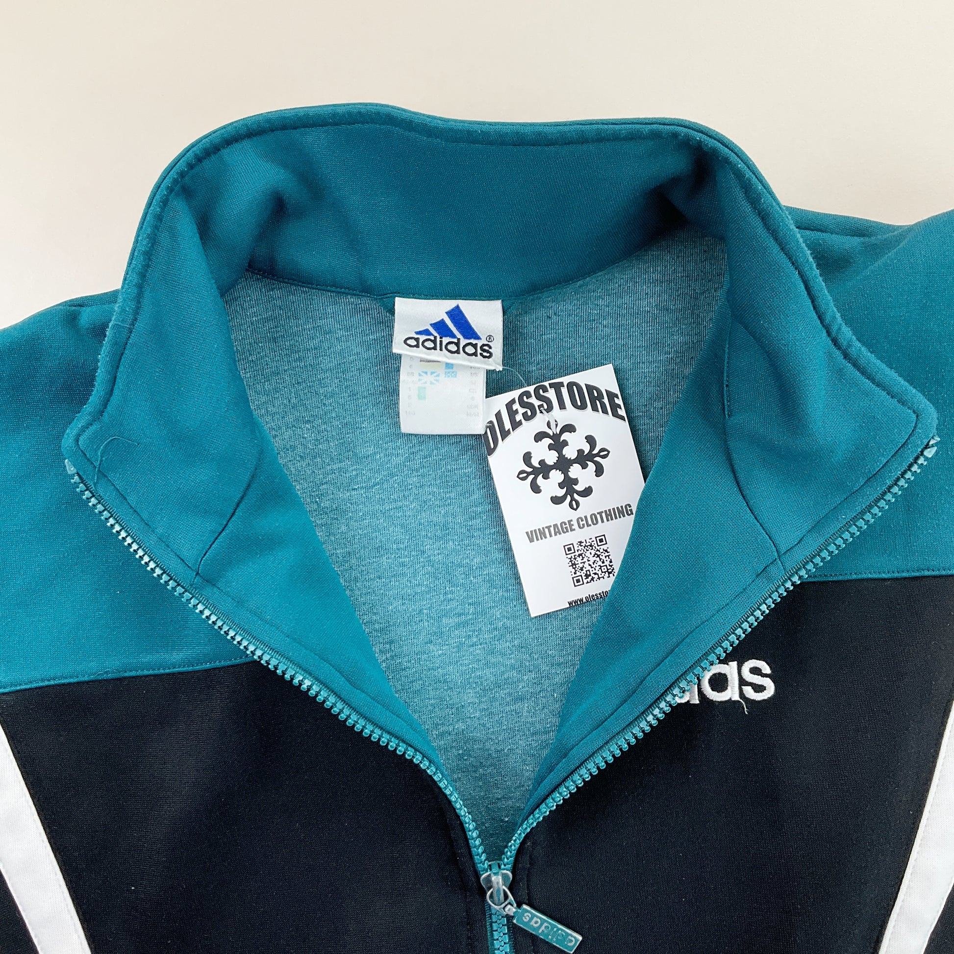 Adidas Track Jacket - Medium-ADIDAS-olesstore-vintage-secondhand-shop-austria-österreich