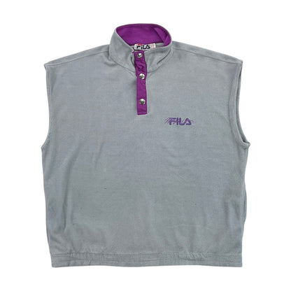 Fila Magic Line Fleece Vest - Medium-FILA-olesstore-vintage-secondhand-shop-austria-österreich