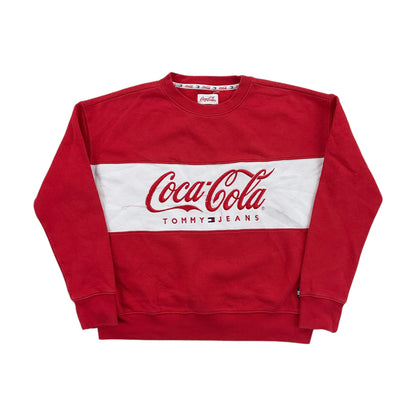 Tommy Jeans x Coca Cola Sweatshirt - Women/M-TOMMY HILFIGER-olesstore-vintage-secondhand-shop-austria-österreich