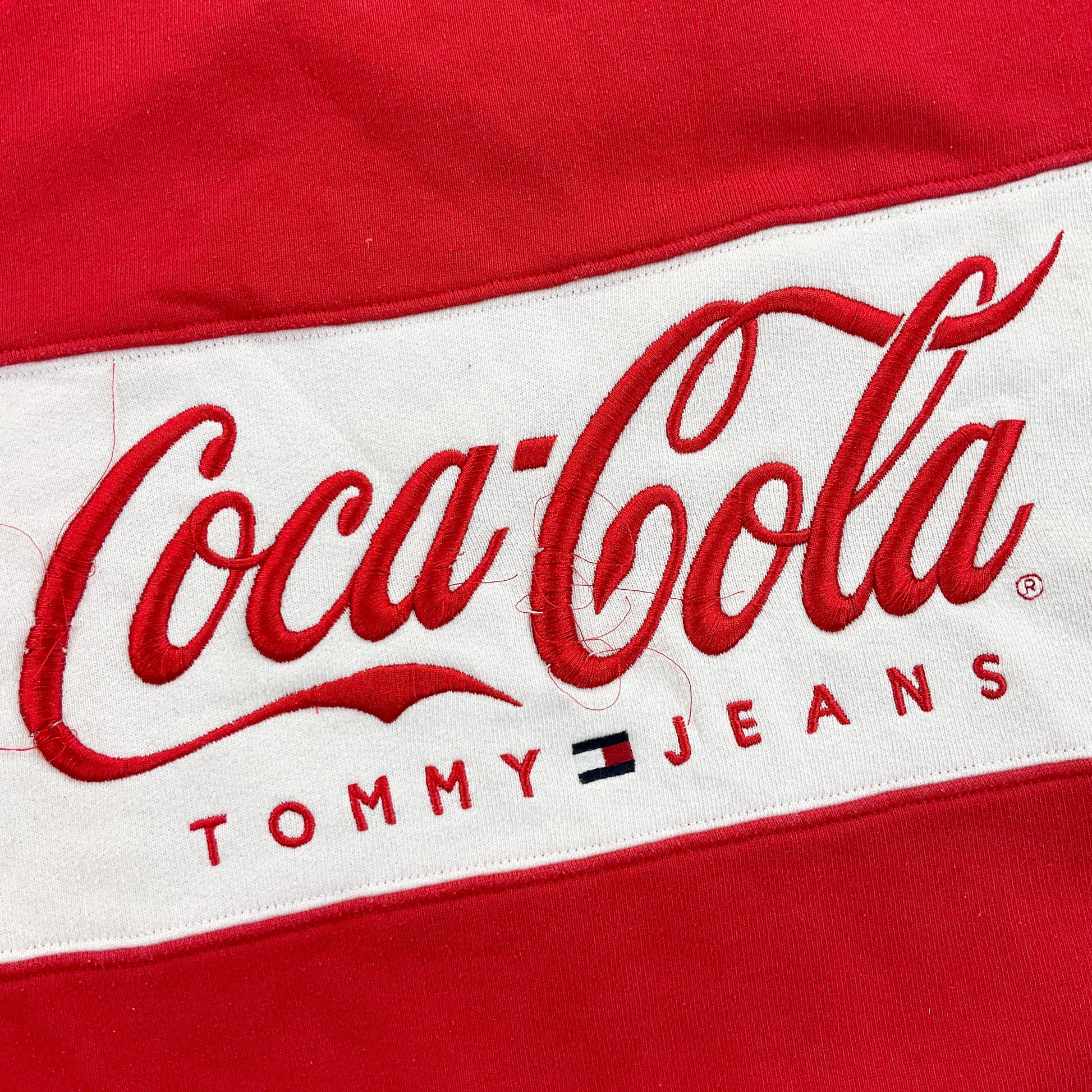 Tommy Jeans x Coca Cola Sweatshirt - Women/M-TOMMY HILFIGER-olesstore-vintage-secondhand-shop-austria-österreich