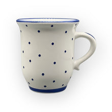 Load image into Gallery viewer, Gmundner Keramik Kaffeetasse Tupferl Blau Ø7cm-Gmundner Keramik-olesstore-vintage-secondhand-shop-austria-österreich