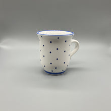 Load image into Gallery viewer, Gmundner Keramik Kaffeetasse Tupferl Blau Ø7cm-Gmundner Keramik-olesstore-vintage-secondhand-shop-austria-österreich