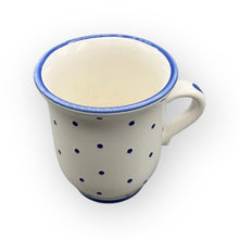 Load image into Gallery viewer, Gmundner Keramik Kaffeetasse Tupferl Blau Ø7cm-Gmundner Keramik-olesstore-vintage-secondhand-shop-austria-österreich