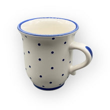 Load image into Gallery viewer, Gmundner Keramik Kaffeetasse Tupferl Blau Ø7cm-Gmundner Keramik-olesstore-vintage-secondhand-shop-austria-österreich