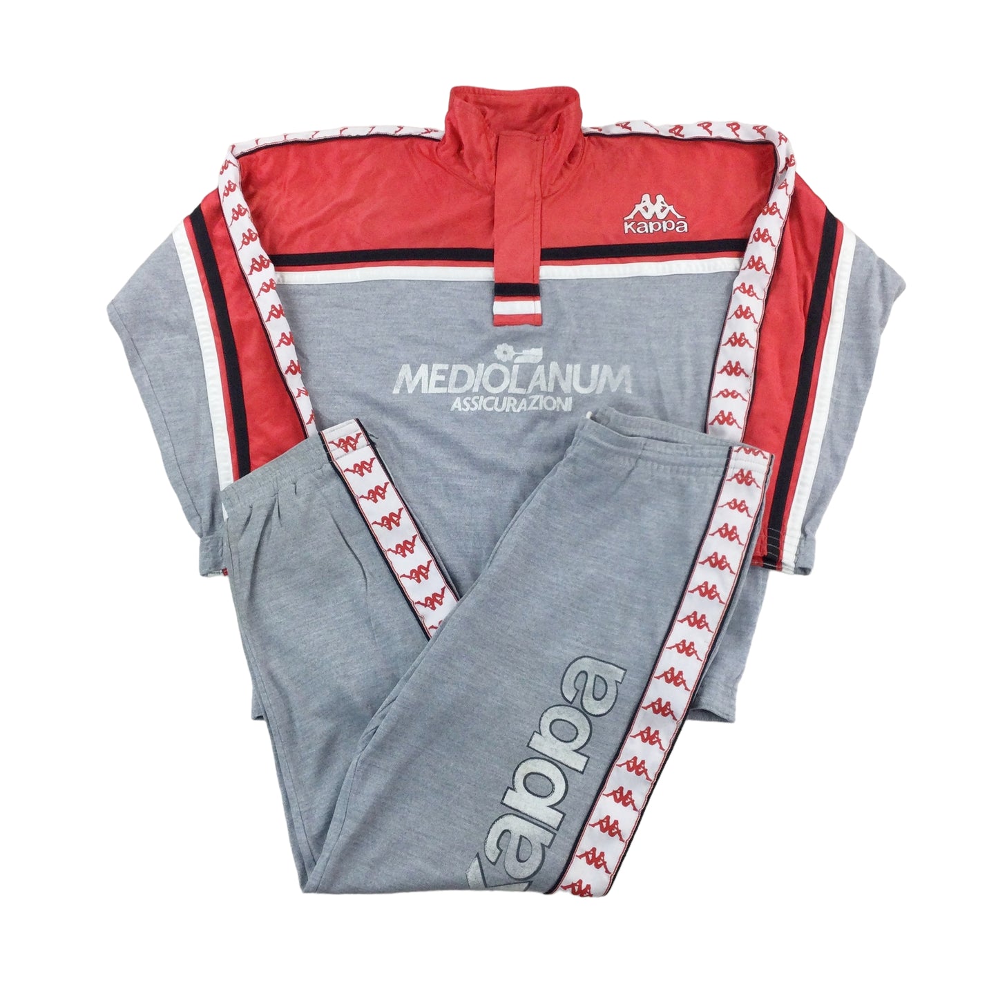 Kappa x AC Milan 1988 Tracksuit - Medium-KAPPA-olesstore-vintage-secondhand-shop-austria-österreich