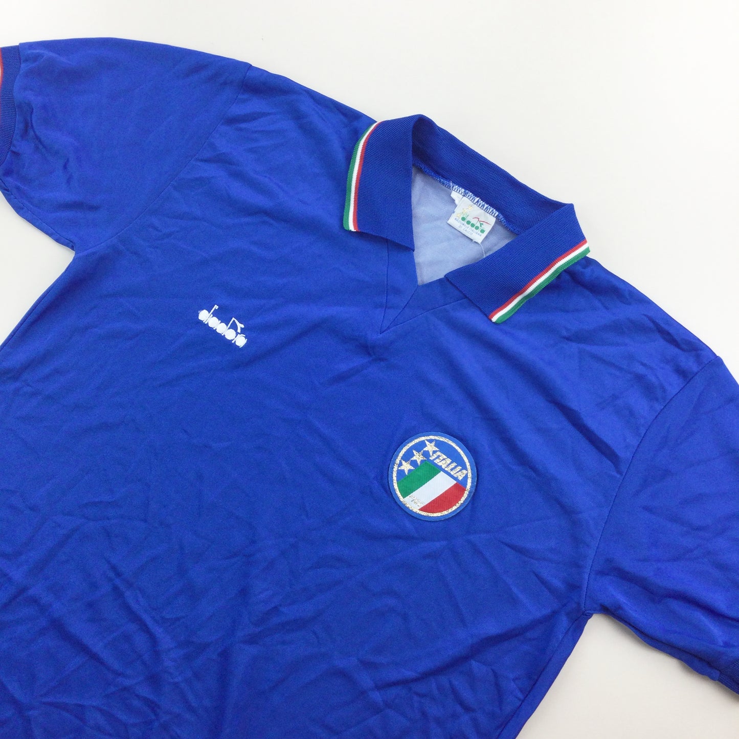 Diadora x Italia 1986 Football Jersey - Large-DIADORA-olesstore-vintage-secondhand-shop-austria-österreich