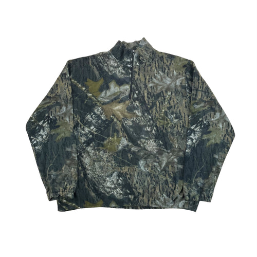 Camouflage Fleece Jumper - XL-NO NAME-olesstore-vintage-secondhand-shop-austria-österreich