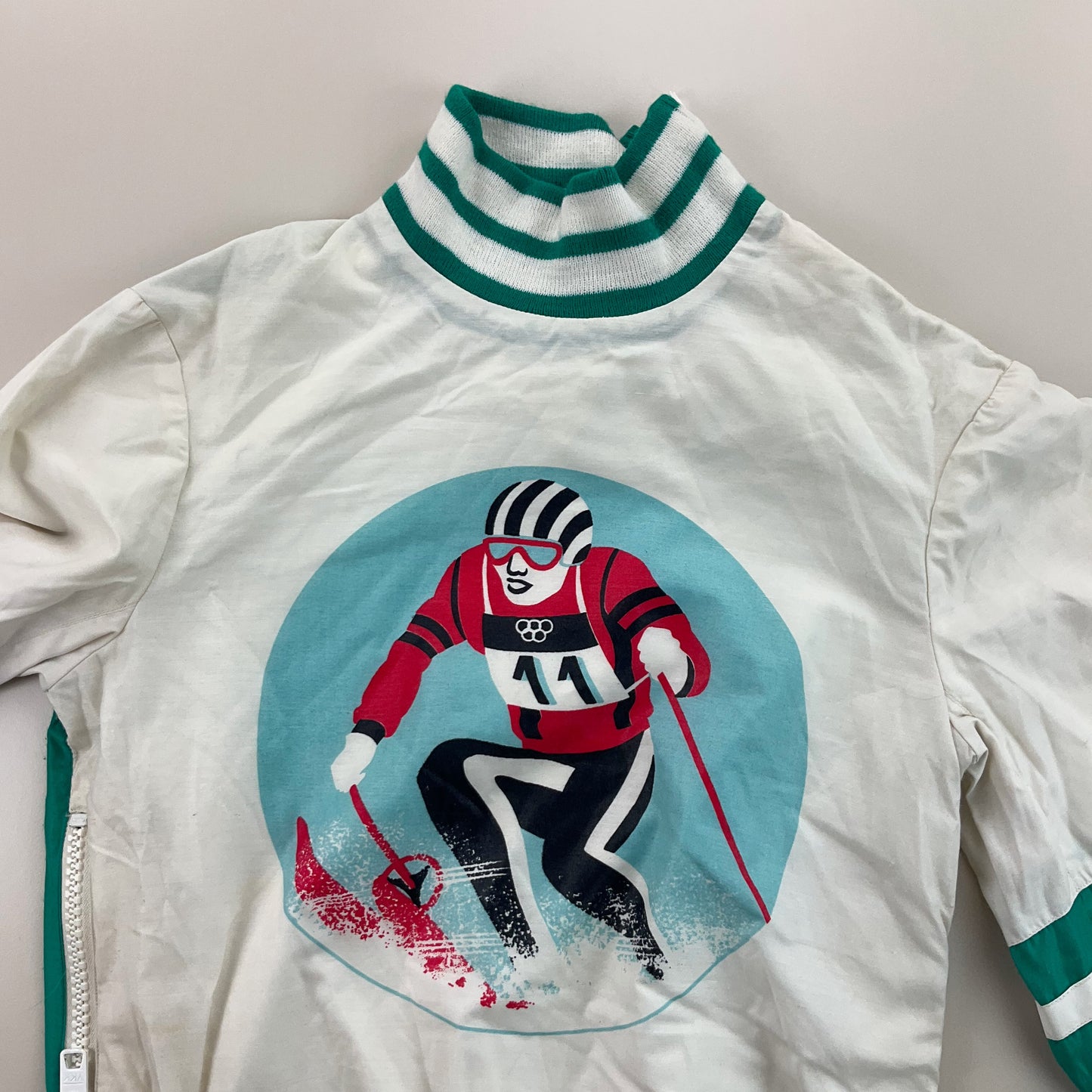 Ski 80s Graphic Sweatshirt - Women/S-Daniel Hechter-olesstore-vintage-secondhand-shop-austria-österreich