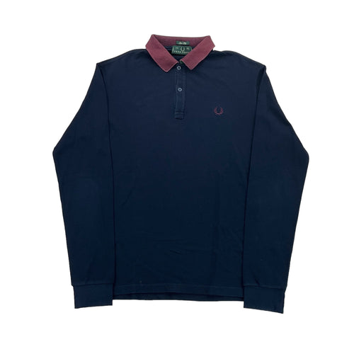 Fred Perry Longsleeve Polo Shirt - XL-FRED PERRY-olesstore-vintage-secondhand-shop-austria-österreich