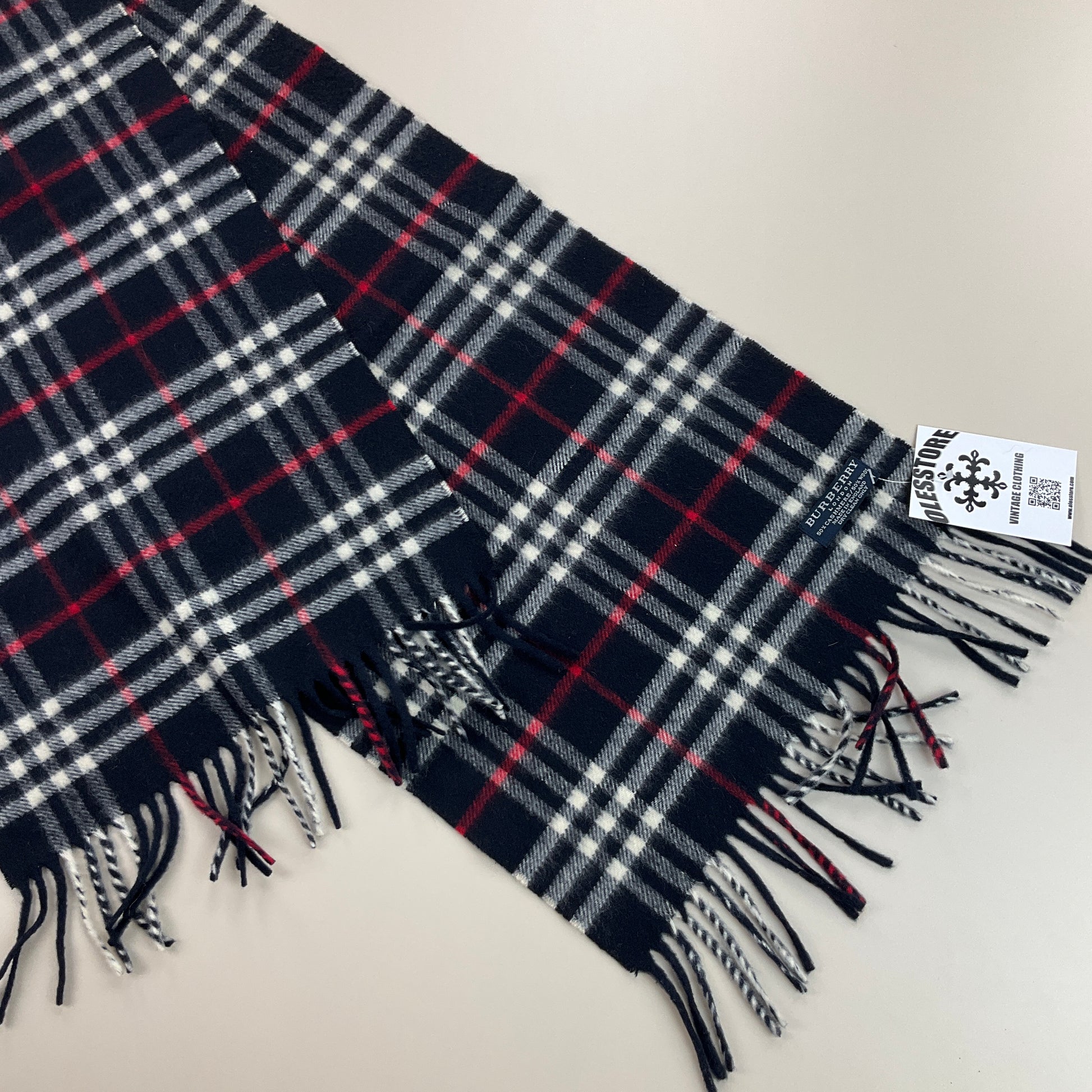 Burberry Scarf-Burberry-olesstore-vintage-secondhand-shop-austria-österreich