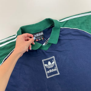 Adidas 90s Polo Shirt - Large-Adidas-olesstore-vintage-secondhand-shop-austria-österreich