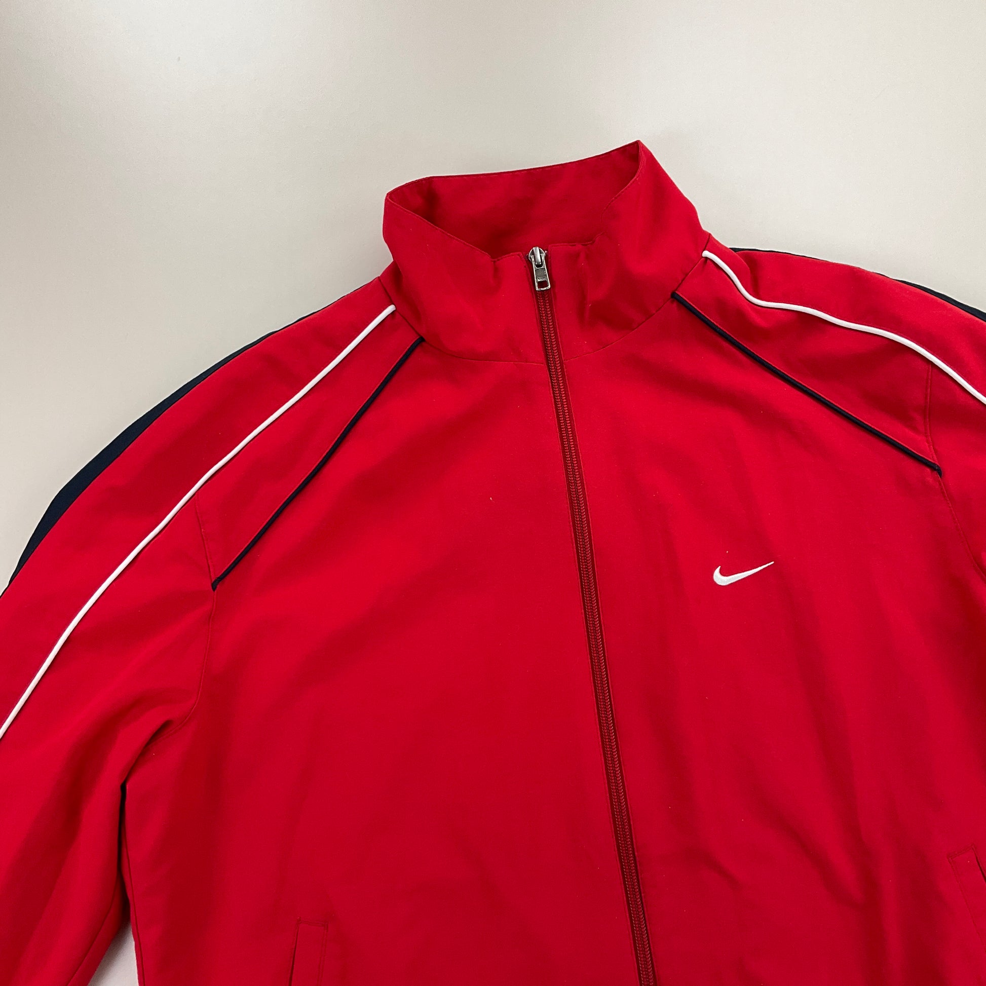 Nike Swoosh Track Jacket - Medium-NIKE-olesstore-vintage-secondhand-shop-austria-österreich