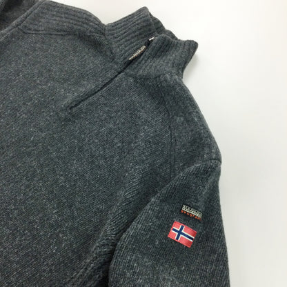 Napapijri Wool Sweatshirt - XL-NAPAPIJRI-olesstore-vintage-secondhand-shop-austria-österreich