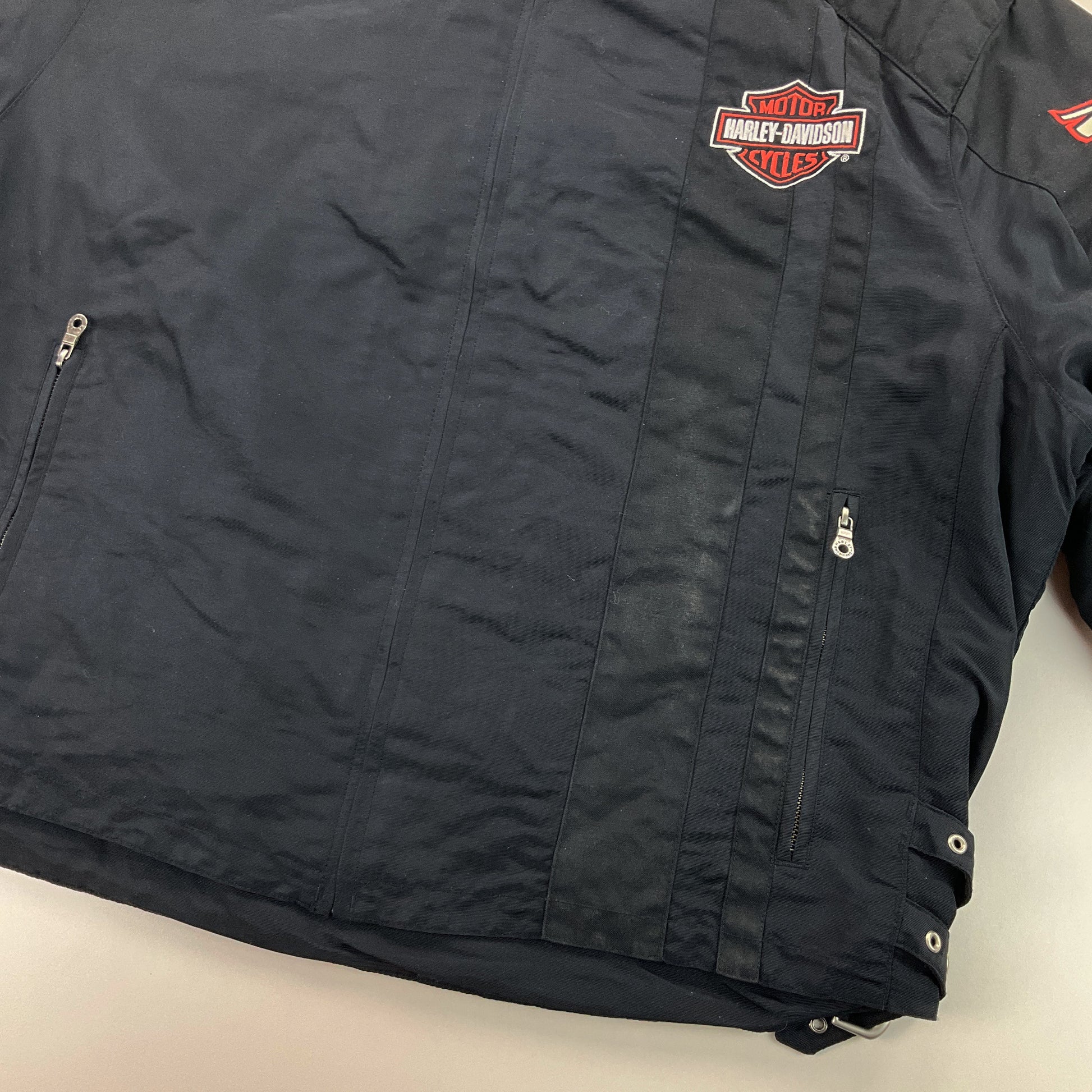 Harley Davidson Jacket - 3XL-FILA-olesstore-vintage-secondhand-shop-austria-österreich