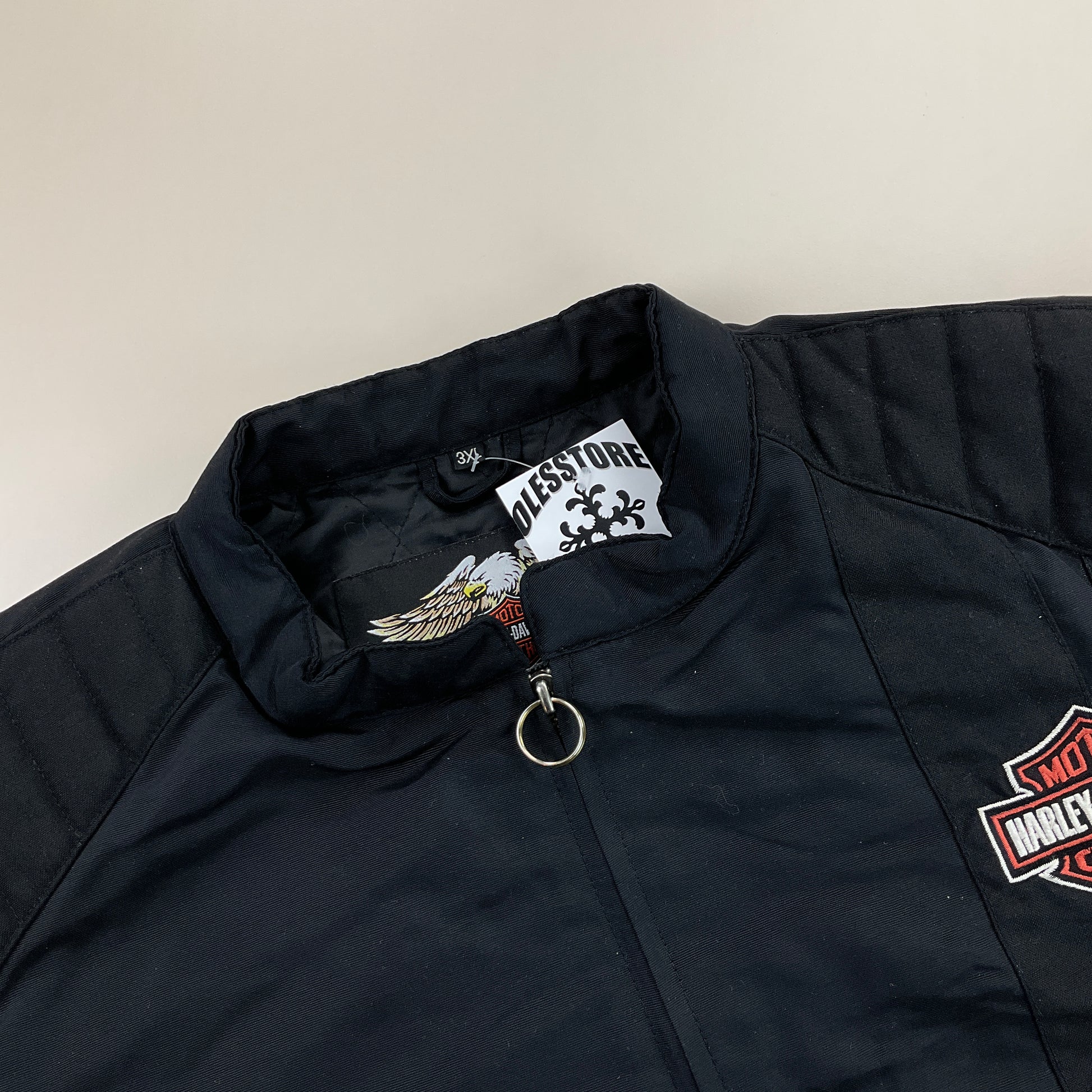 Harley Davidson Jacket - 3XL-FILA-olesstore-vintage-secondhand-shop-austria-österreich