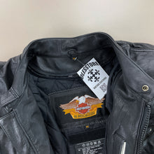 Load image into Gallery viewer, Harley Davidson Leather Jacket - Medium-HARLEY DAVIDSON-olesstore-vintage-secondhand-shop-austria-österreich