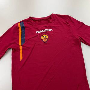 Diadora x AS Roma Sport T-Shirt - Large-DIADORA-olesstore-vintage-secondhand-shop-austria-österreich