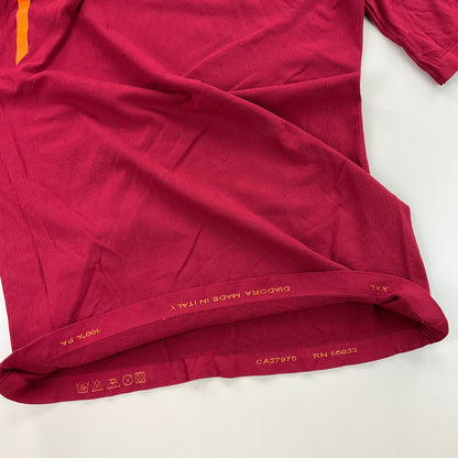 Diadora x AS Roma Sport T-Shirt - Large-DIADORA-olesstore-vintage-secondhand-shop-austria-österreich