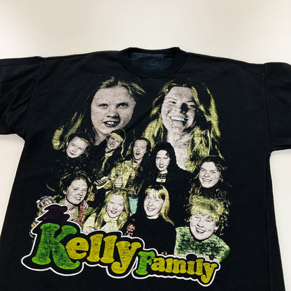 Kelly Family Graphic Sweatshirt - Large-Kelly Family-olesstore-vintage-secondhand-shop-austria-österreich