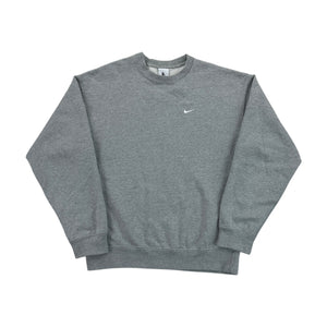 Nike Swoosh Sweatshirt - Small-NIKE-olesstore-vintage-secondhand-shop-austria-österreich