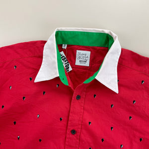 Moschino Strawberry Shirt - Large-MISSONI-olesstore-vintage-secondhand-shop-austria-österreich