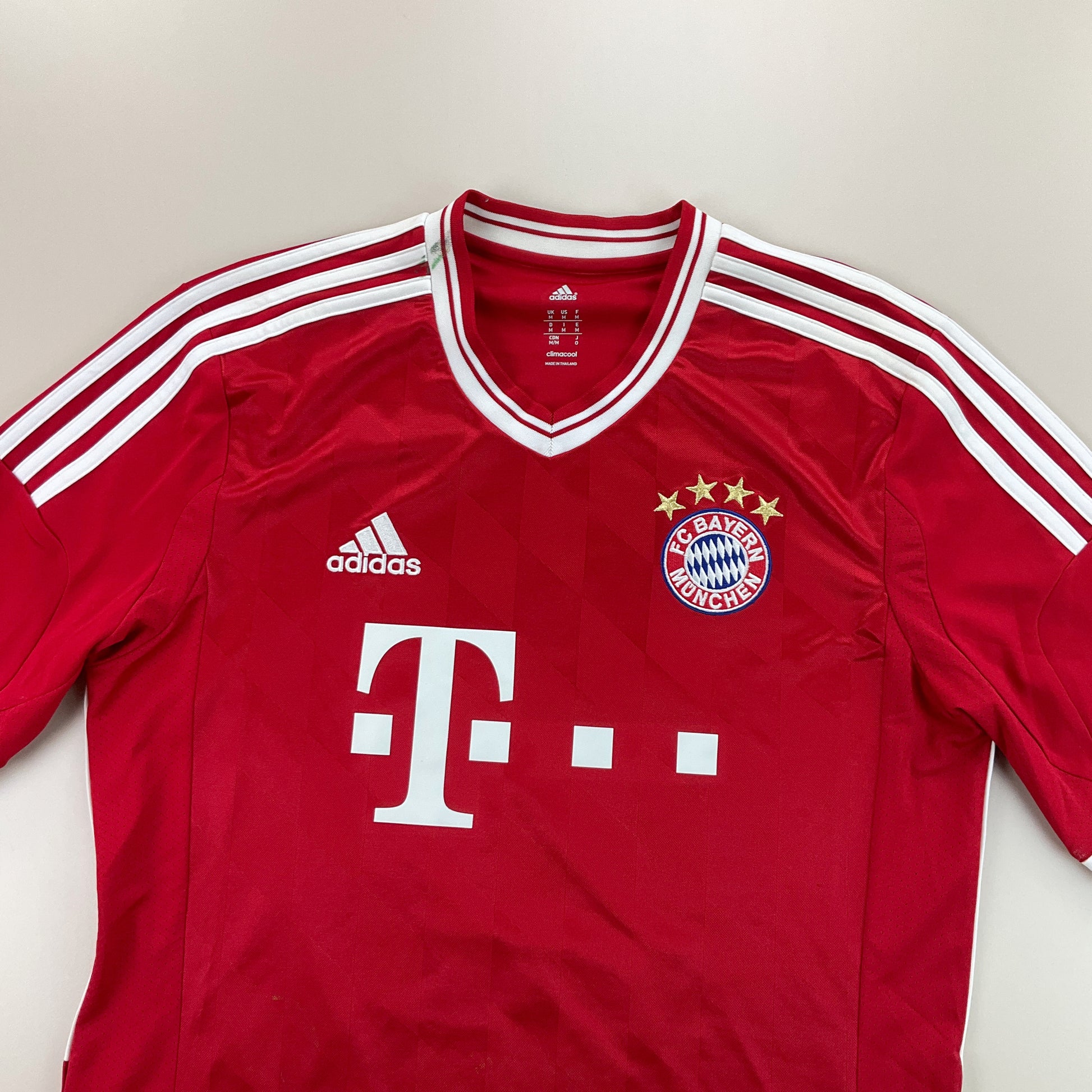 Adidas x Bayern Soccer Jersey - Medium-ADIDAS-olesstore-vintage-secondhand-shop-austria-österreich