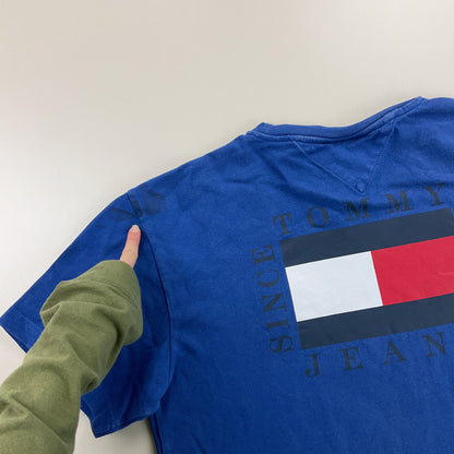 Tommy Hilfiger T-Shirt - Large-TOMMY HILFIGER-olesstore-vintage-secondhand-shop-austria-österreich