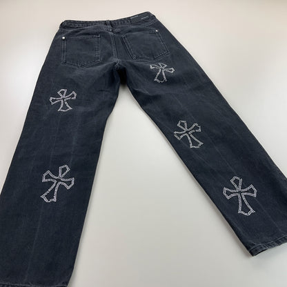 Review Crosses Denim Jeans - W30 L34-Review-olesstore-vintage-secondhand-shop-austria-österreich