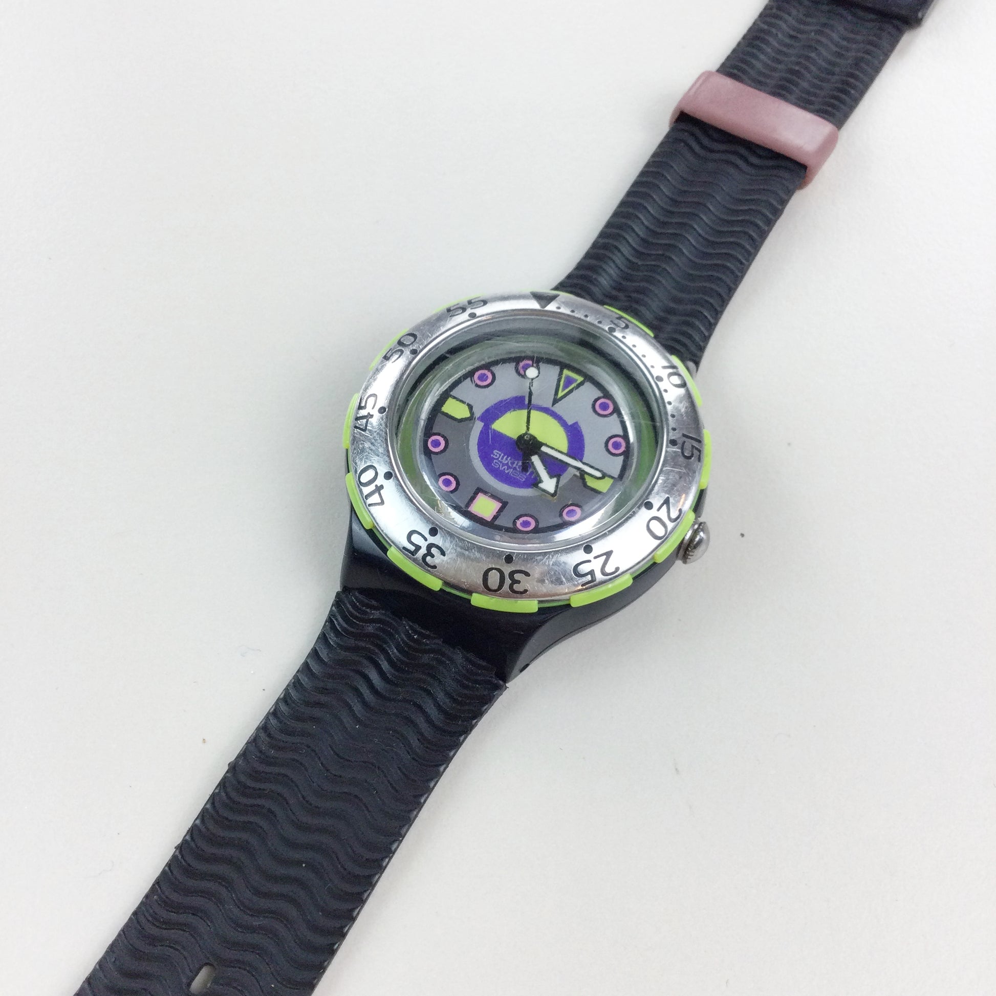 Swatch 1992 Scuba 200 Water Resistant Watch-OLESSTORE-olesstore-vintage-secondhand-shop-austria-österreich