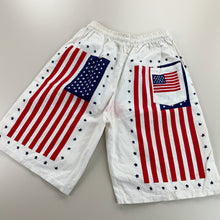 Load image into Gallery viewer, USA Graphic Shorts - Medium-USA-olesstore-vintage-secondhand-shop-austria-österreich