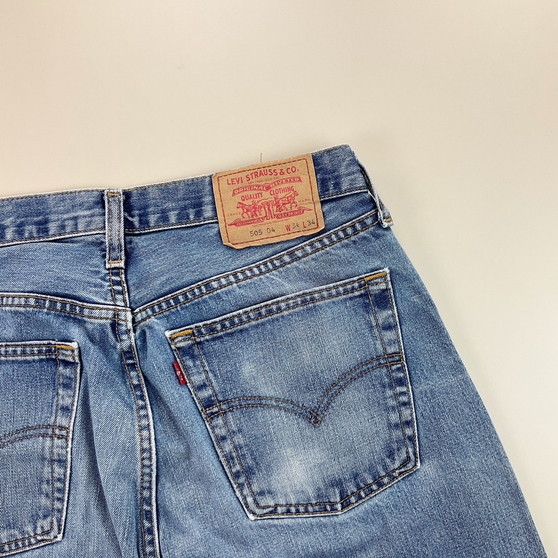 Levi's 505 04 Denim Jeans - W34 L34-LEVI'S-olesstore-vintage-secondhand-shop-austria-österreich