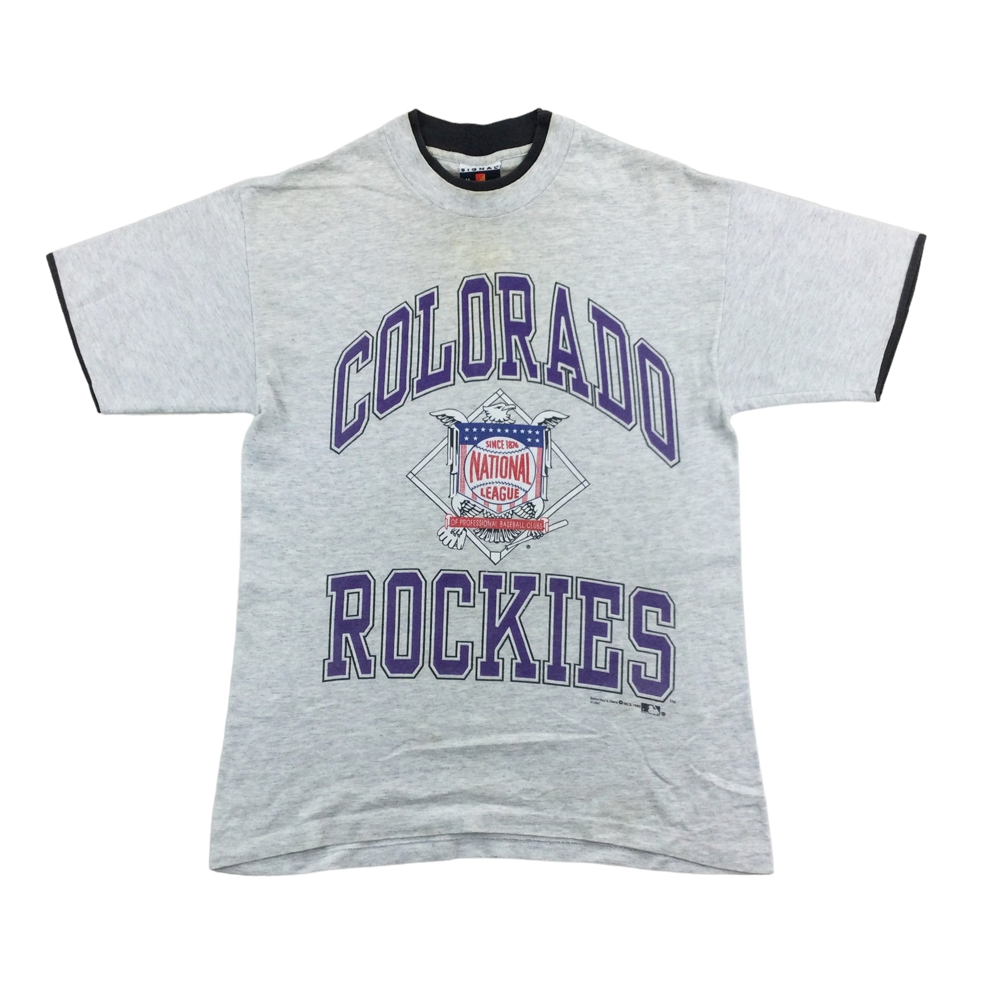 Signal x Colorado Rockies 1992 T-Shirt - Medium-SIGNAL-olesstore-vintage-secondhand-shop-austria-österreich