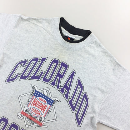 Signal x Colorado Rockies 1992 T-Shirt - Medium-SIGNAL-olesstore-vintage-secondhand-shop-austria-österreich