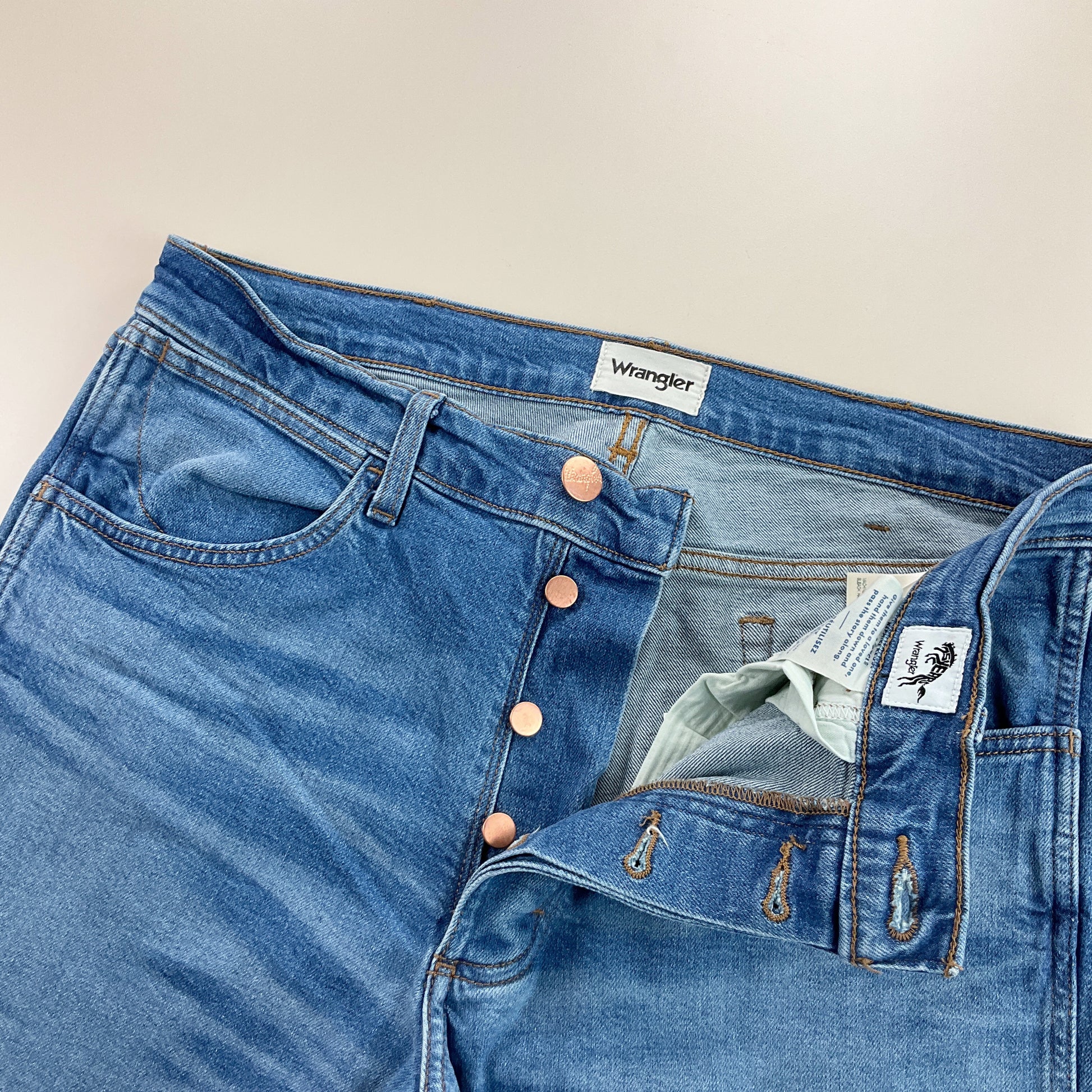 Wrangler Greensboro Denim Jeans - W33 L32-WRANGLER-olesstore-vintage-secondhand-shop-austria-österreich