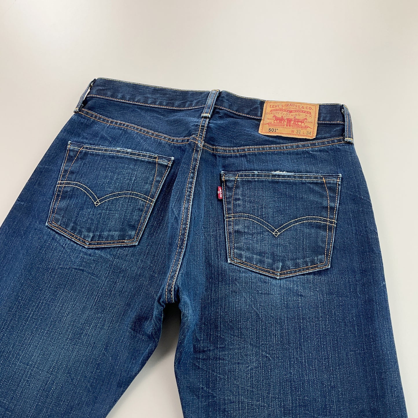 Levi's 501 Denim Jeans - W31 L34-LEVI'S-olesstore-vintage-secondhand-shop-austria-österreich