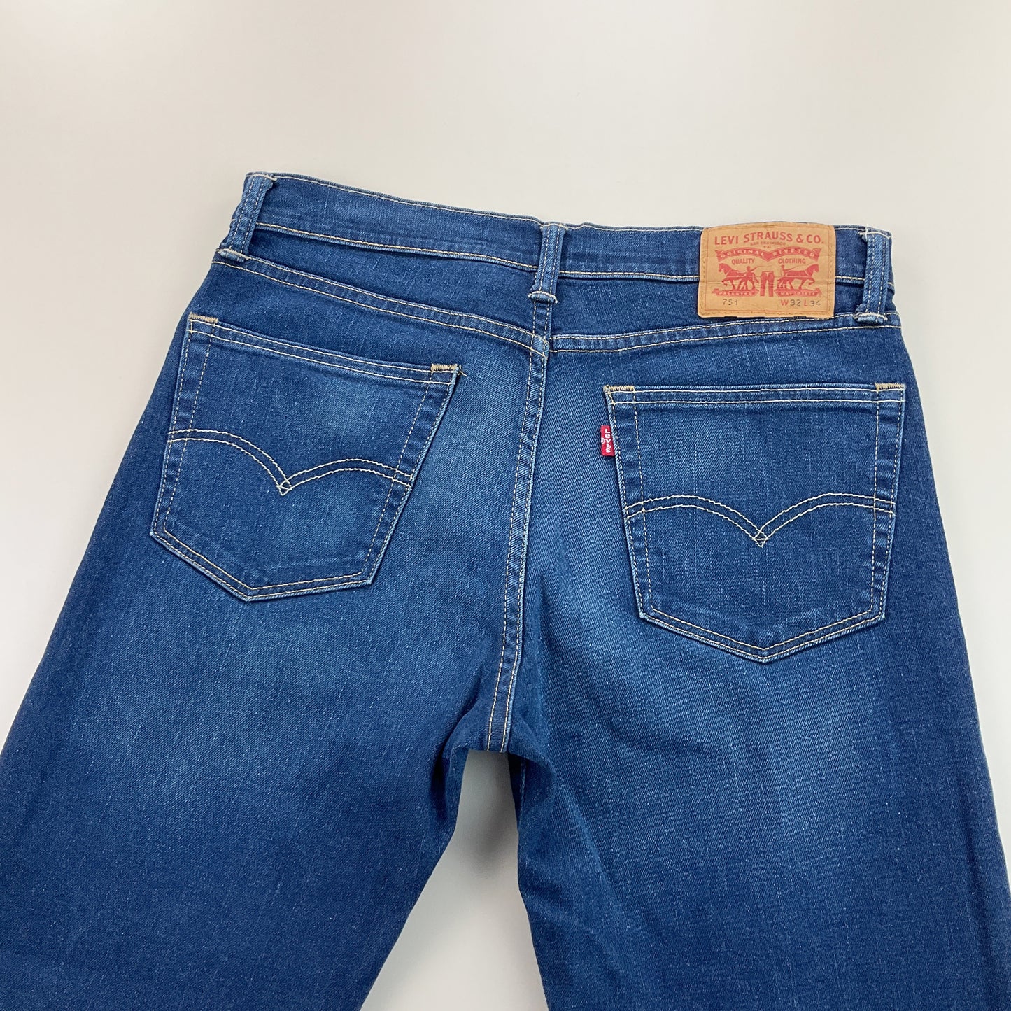 Levi's 751 Denim Jeans - W32 L34-LEVI'S-olesstore-vintage-secondhand-shop-austria-österreich