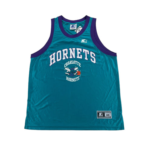 Starter x Hornets NBA Jersey - Large-STARTER-olesstore-vintage-secondhand-shop-austria-österreich