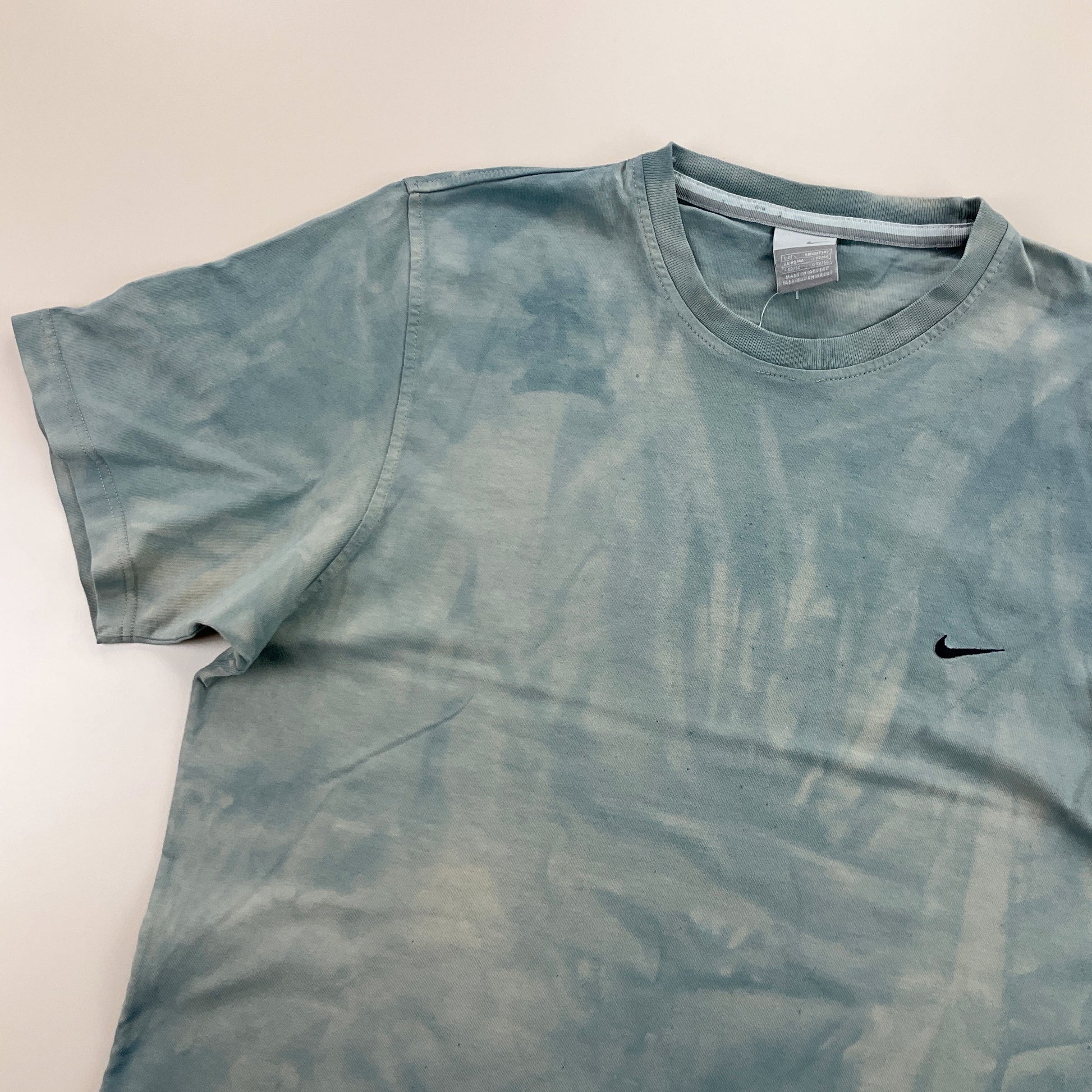 Nike Swoosh 00s Tie Dye T-Shirt - Large-NIKE-olesstore-vintage-secondhand-shop-austria-österreich