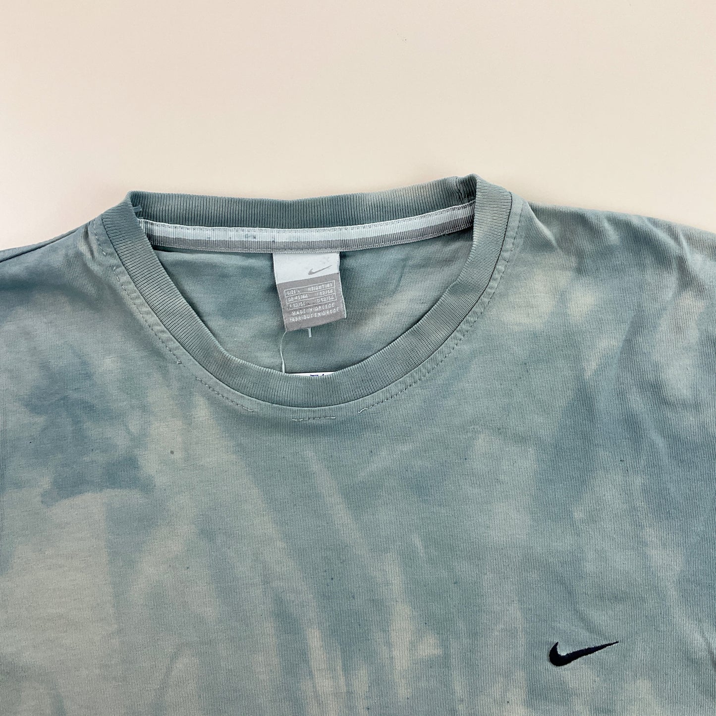 Nike Swoosh 00s Tie Dye T-Shirt - Large-NIKE-olesstore-vintage-secondhand-shop-austria-österreich