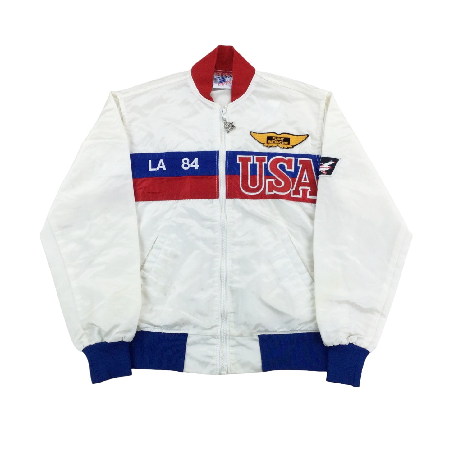 Starter LA 1984 'Flight Instructor' Jacket - Medium-STARTER-olesstore-vintage-secondhand-shop-austria-österreich