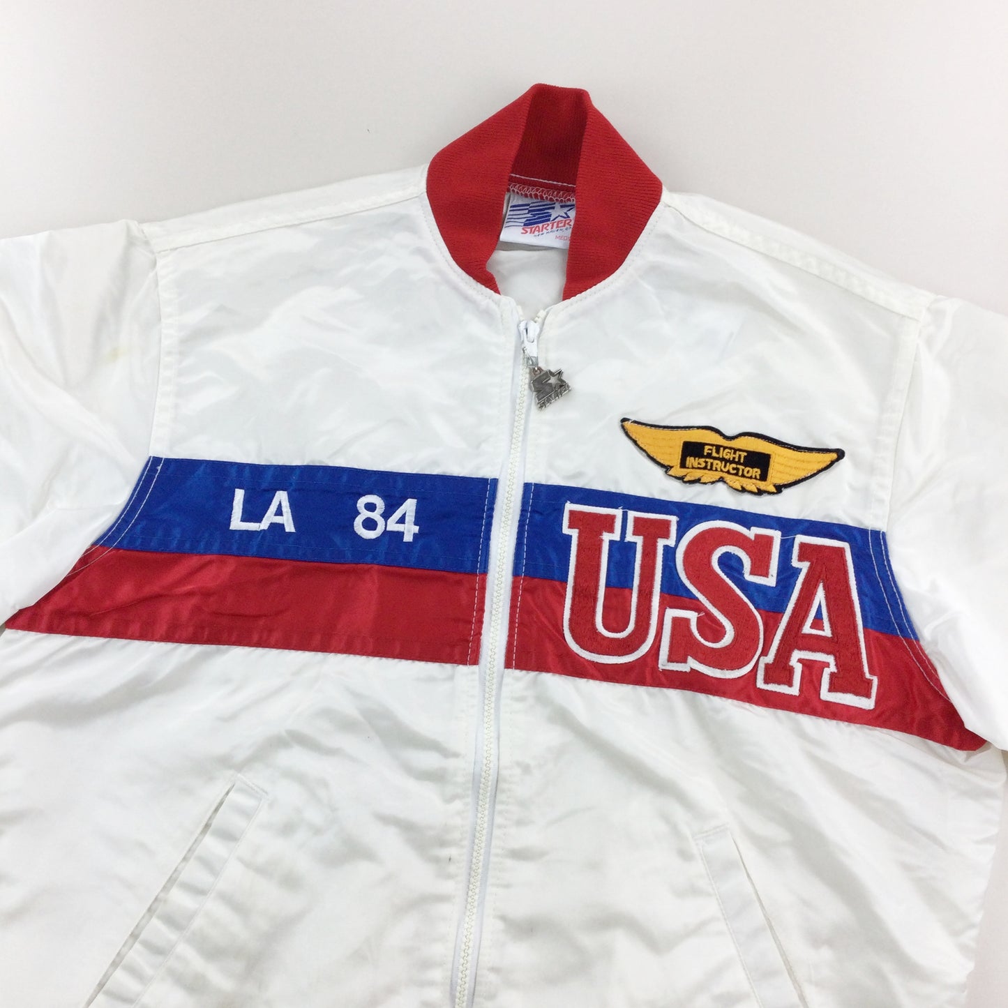 Starter LA 1984 'Flight Instructor' Jacket - Medium-STARTER-olesstore-vintage-secondhand-shop-austria-österreich