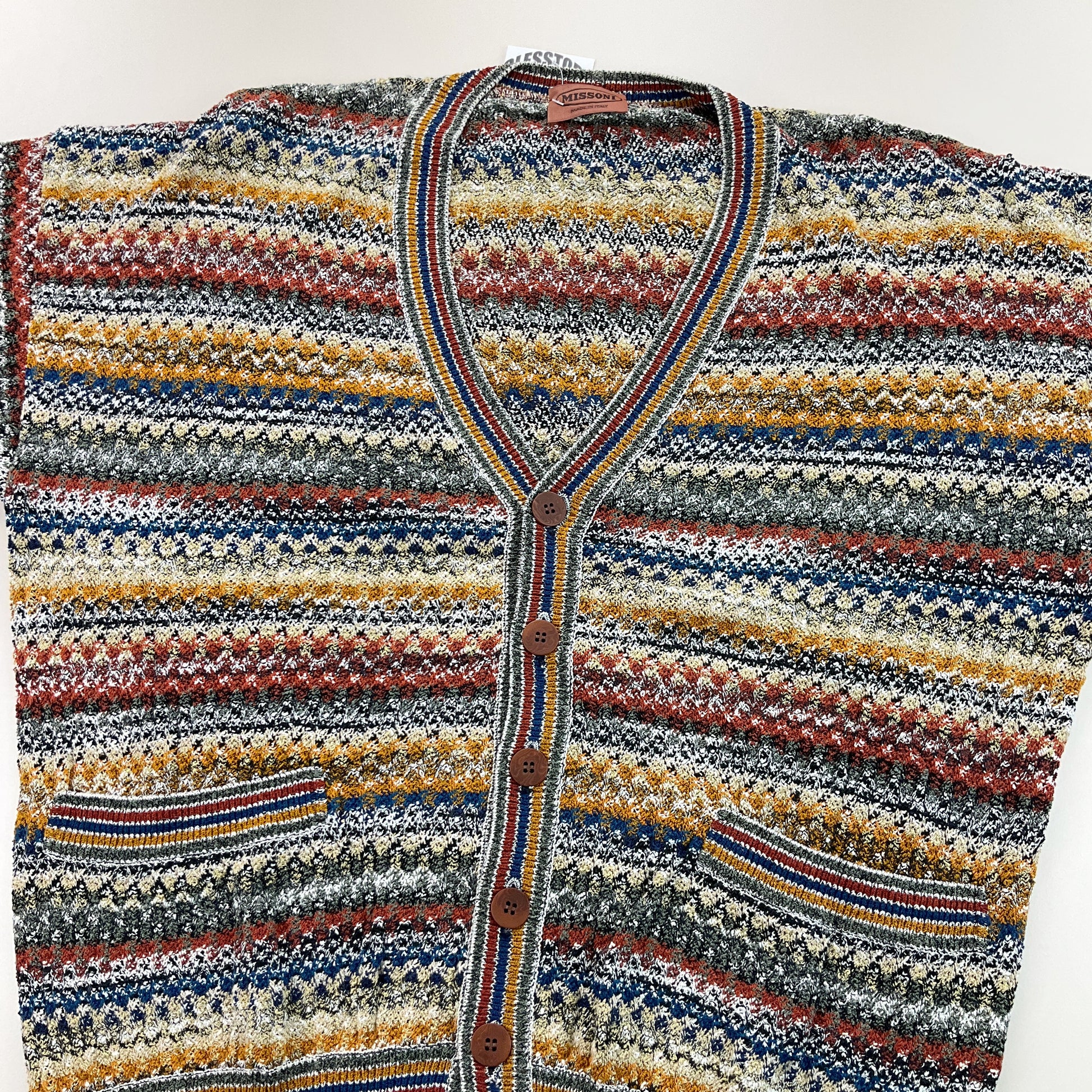 Missoni Cardigan - Large-MISSONI-olesstore-vintage-secondhand-shop-austria-österreich