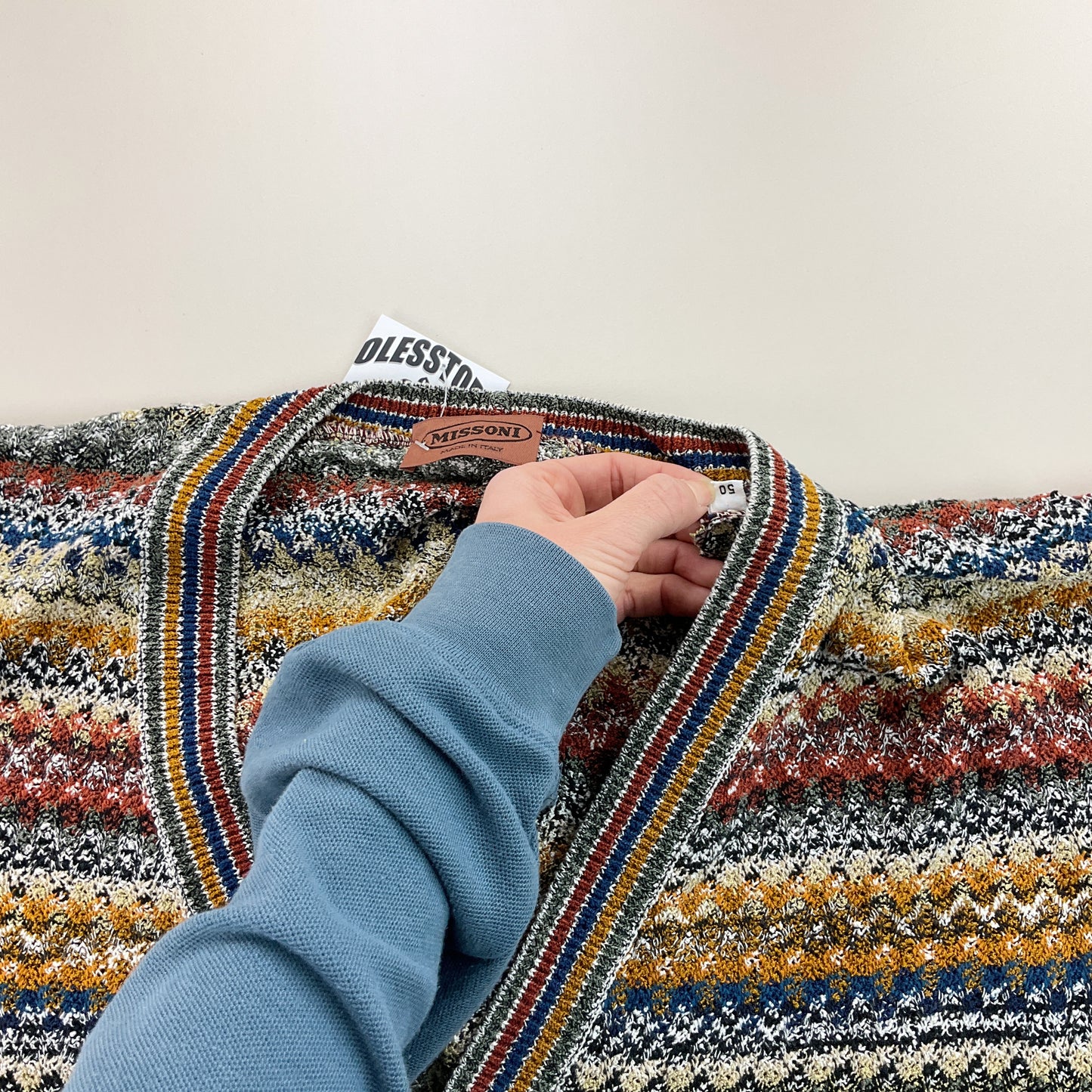 Missoni Cardigan - Large-MISSONI-olesstore-vintage-secondhand-shop-austria-österreich