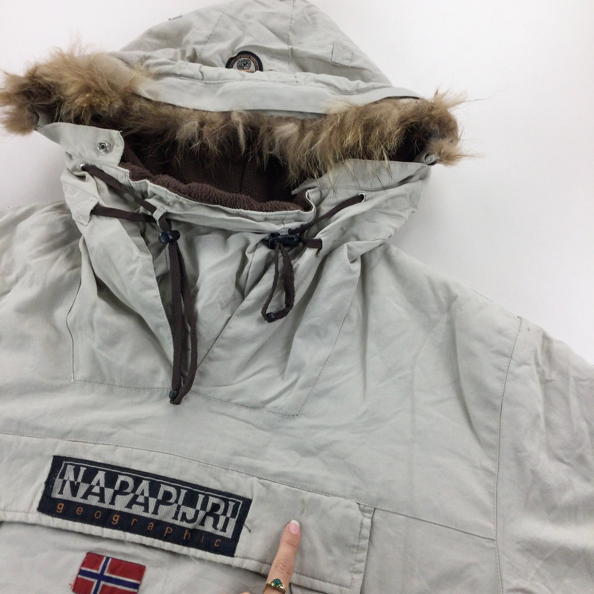 Napapijri Heavy Padded Outdoor Jacket - Large-NAPAPIJRI-olesstore-vintage-secondhand-shop-austria-österreich