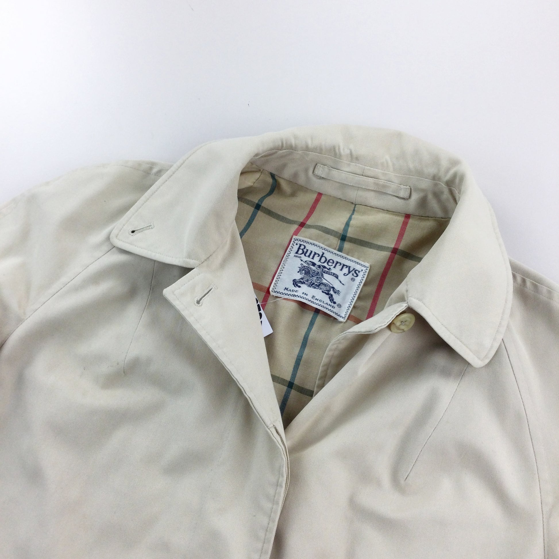 Burberry Trench Coat - Small-Burberry-olesstore-vintage-secondhand-shop-austria-österreich