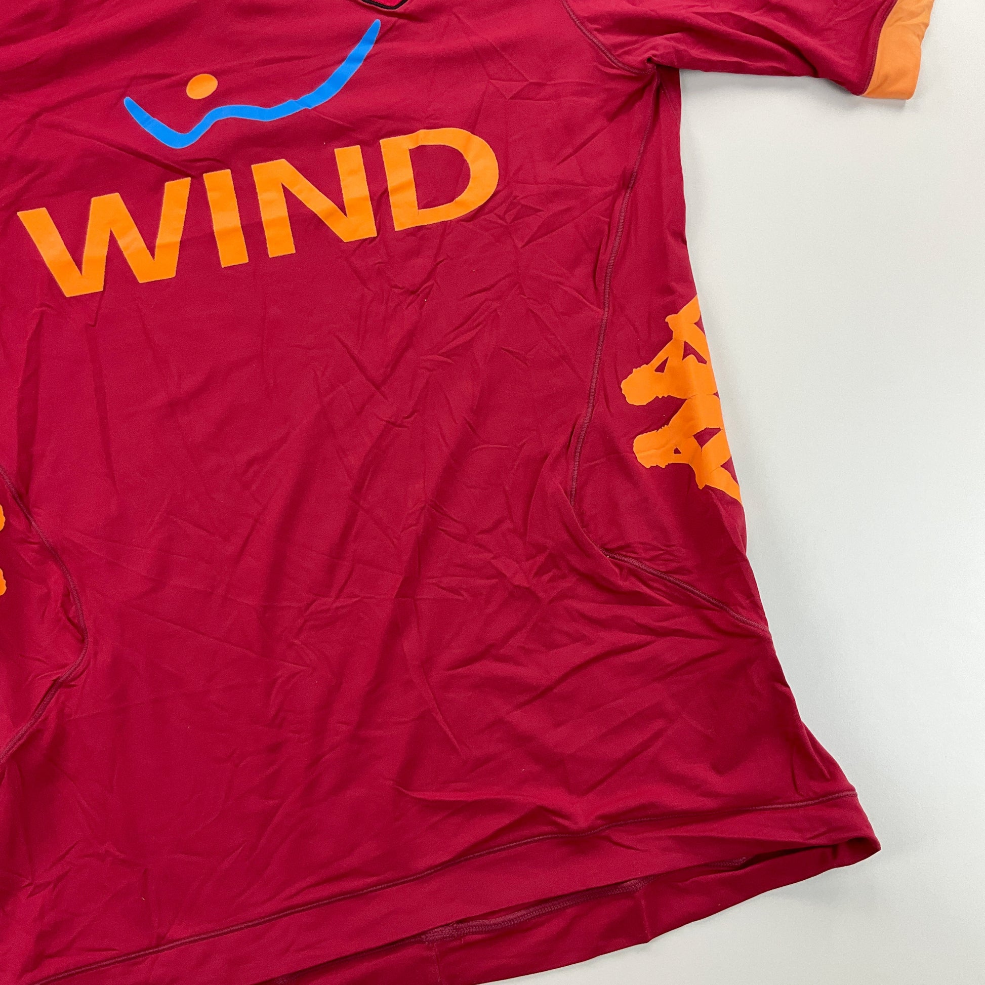 Kappa x AS Roma Sport Jersey - Large-KAPPA-olesstore-vintage-secondhand-shop-austria-österreich