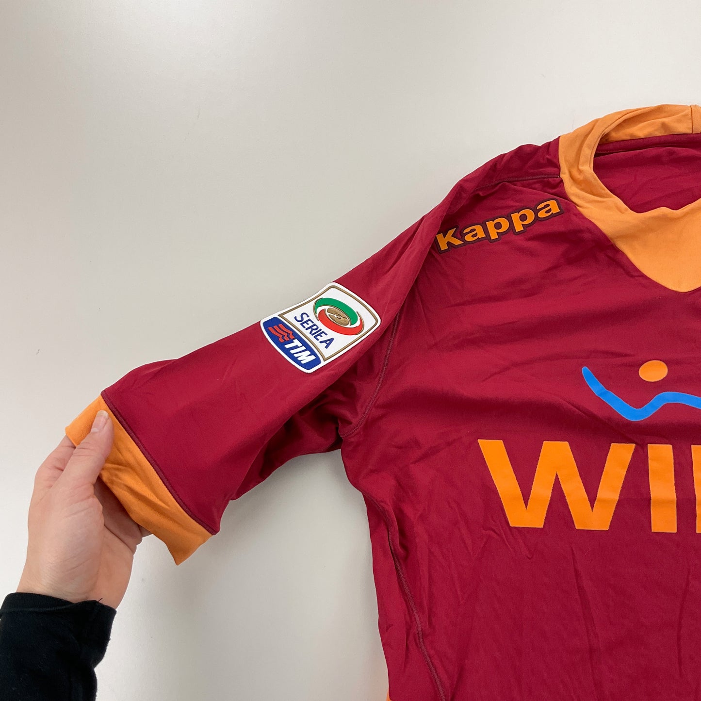 Kappa x AS Roma Sport Jersey - Large-KAPPA-olesstore-vintage-secondhand-shop-austria-österreich